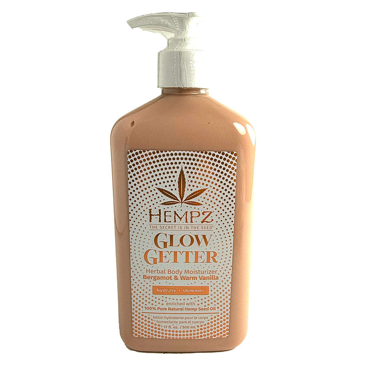 Hempz Glow Getter Herbal Body Moisturizer Tanning Extender