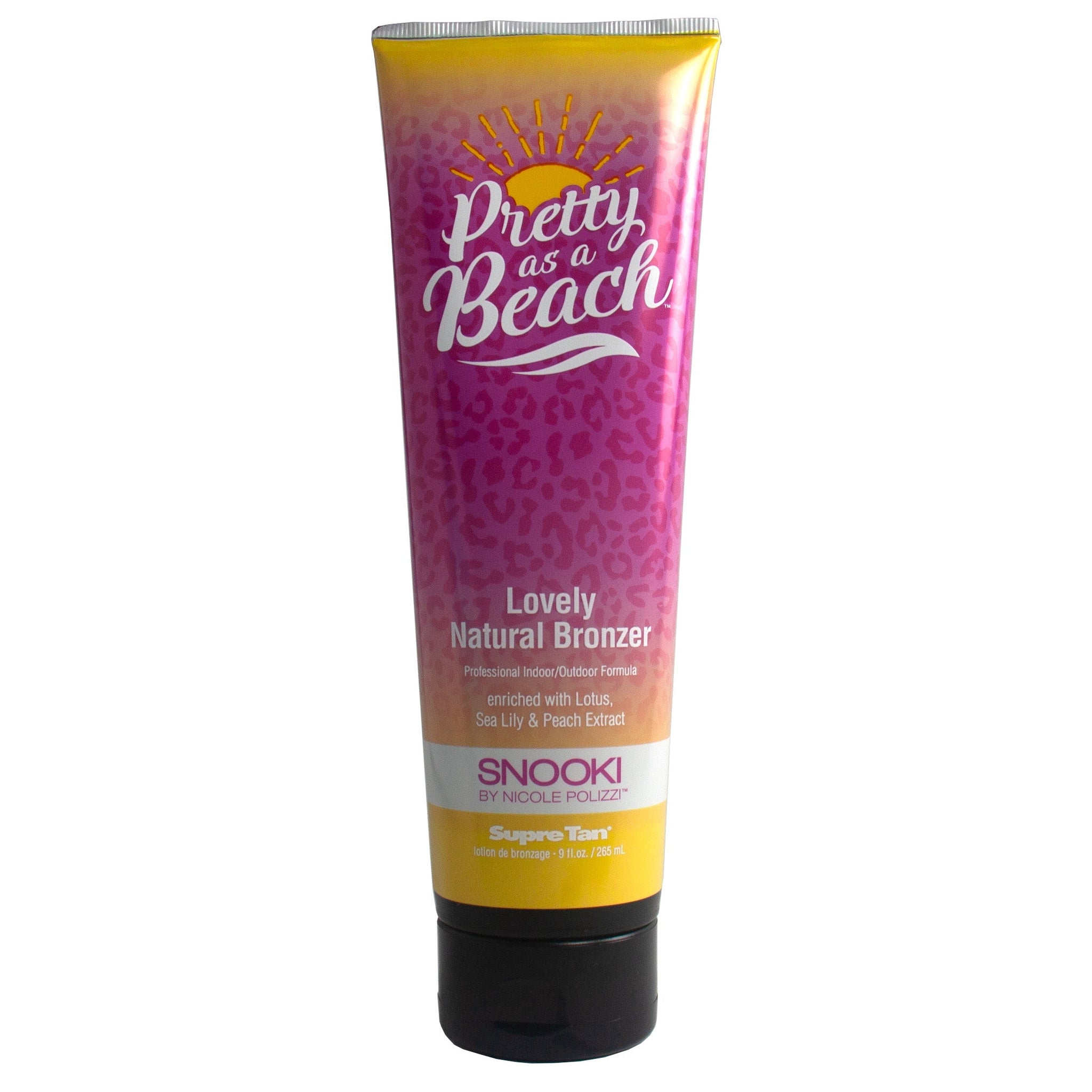Supre Snooki Pretty as a Beach Indoor and Outdoor Bronzing Tanning Lotion