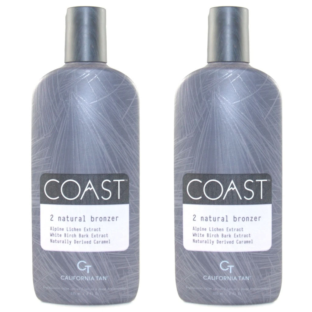 2 Bottle Special - California Tan Coast Step 2 Natural Bronzer Tanning Lotion