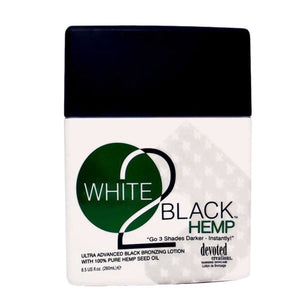 Devoted Creations White 2 Black Hemp Tanning Lotion - LuxuryBeautySource.com
