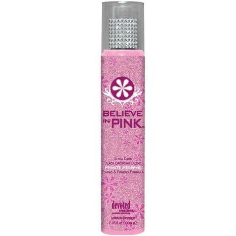 Devoted Creations Believe in Pink Private Reserve Tanning Lotion - LuxuryBeautySource.com