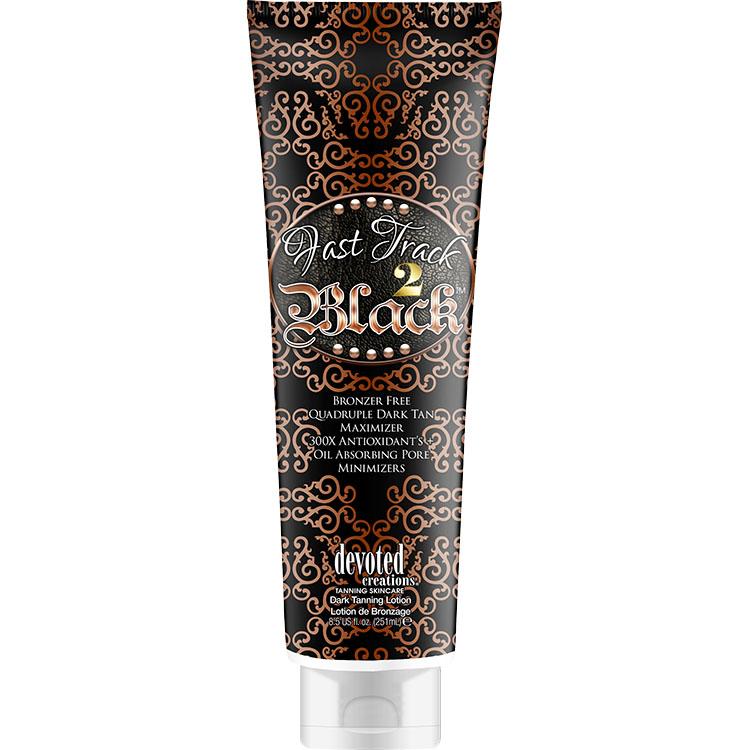 Devoted Creations Fast Track 2 Black Tanning Lotion - LuxuryBeautySource.com