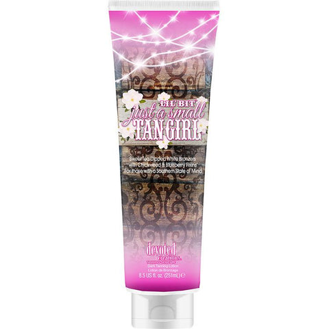 Devoted Creations Lil Bit Just a Small Tan Girl Tanning Lotion - LuxuryBeautySource.com