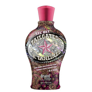 Devoted Creations Lil Bit Tailgates & Tanlines Tanning Lotion - LuxuryBeautySource.com