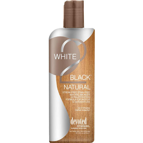 Devoted Creations White 2 Black Natural Tanning Lotion - LuxuryBeautySource.com