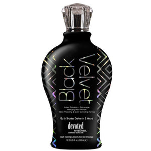 Devoted Creations Black Velvet Mattifying Black Bronzer Tanning Lotion - LuxuryBeautySource.com