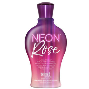 Devoted Creations Neon Rose Natural Bronzer Tanning Lotion - LuxuryBeautySource.com