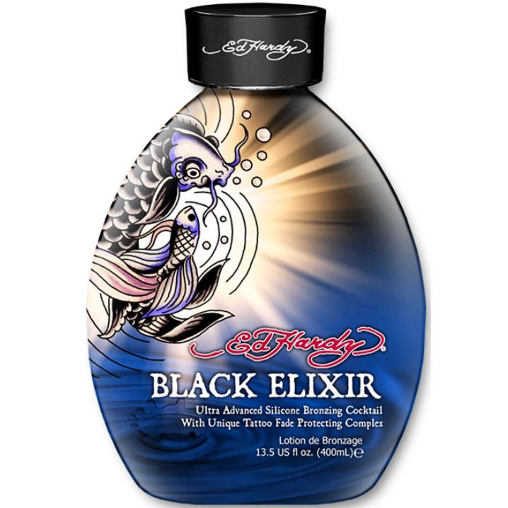 Ed Hardy Black Elixir Tanning Lotion - LuxuryBeautySource.com
