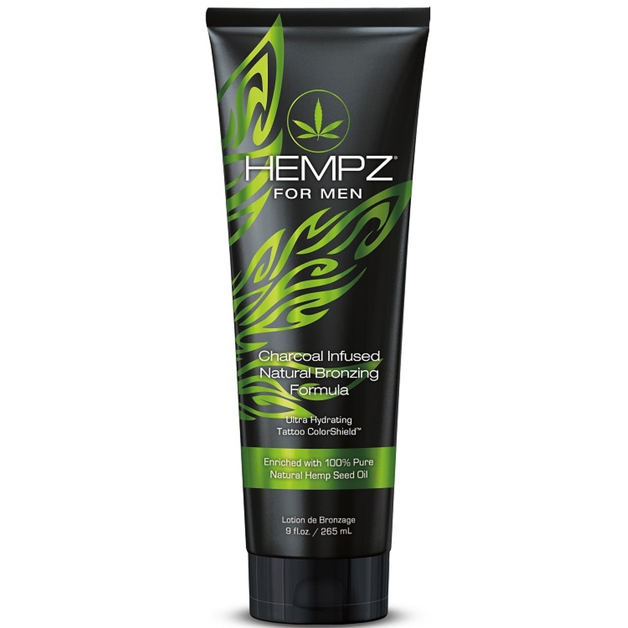 Hempz for Men Natural Bronzing Charcoal Infused Tanning Lotion - LuxuryBeautySource.com