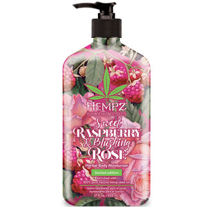 Hempz Sweet Raspberry & Blushing Rose Herbal Moisturizer - LuxuryBeautySource.com