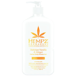 Hempz Tahitian Vanilla & Ginger Moisturizer - LuxuryBeautySource.com