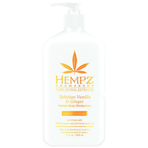 Hempz Tahitian Vanilla & Ginger Moisturizer - LuxuryBeautySource.com