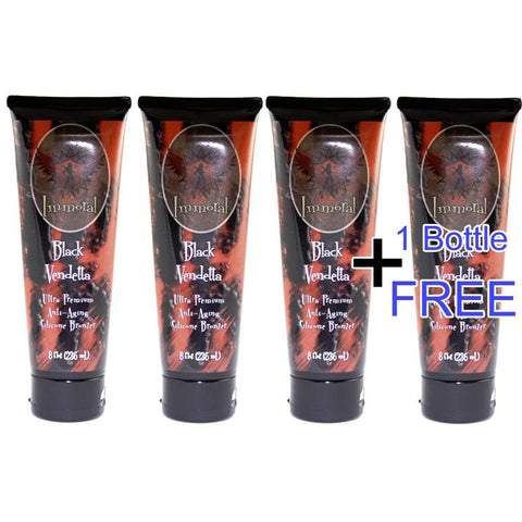Immoral Black Vendetta Tanning Lotion 3+1 FREE Bottle Special - LuxuryBeautySource.com