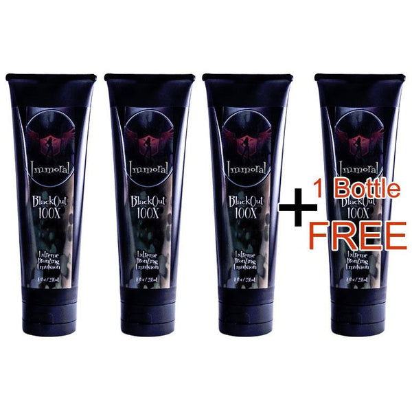 Immoral BlackOut Tanning Lotion 3 + 1 FREE Bottle Special - LuxuryBeautySource.com