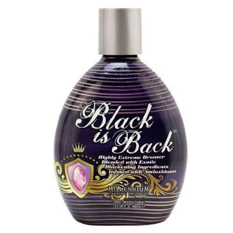 Millennium Black is Back Tanning Lotion - LuxuryBeautySource.com