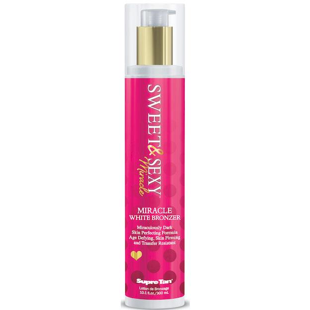 Supre Tan Sweet & Sexy Miracle White Bronzer Tanning Lotion - LuxuryBeautySource.com