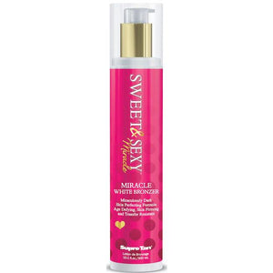 Supre Tan Sweet & Sexy Miracle White Bronzer Tanning Lotion - LuxuryBeautySource.com
