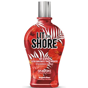 Supre Tan Snooki Lit for Shore White Tingle Bronzer Tanning Lotion - LuxuryBeautySource.com