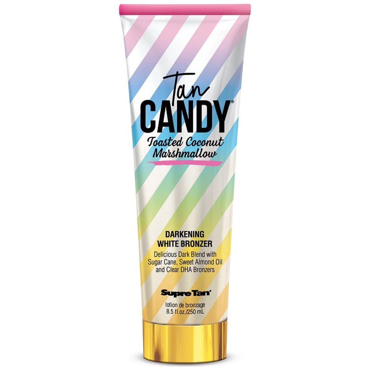 Supre Tan Candy Toasted Coconut Marshmallow White Bronzer Tanning Lotion - LuxuryBeautySource.com