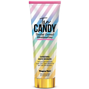 Supre Tan Candy Toasted Coconut Marshmallow White Bronzer Tanning Lotion - LuxuryBeautySource.com