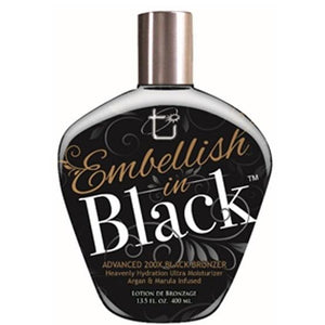 Tan Incorporated Embellish in Black Tanning Lotion - LuxuryBeautySource.com